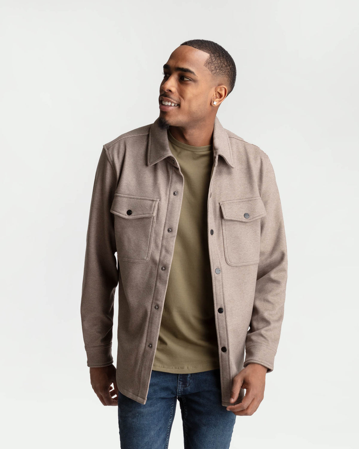 Overshirt in Oatmeal