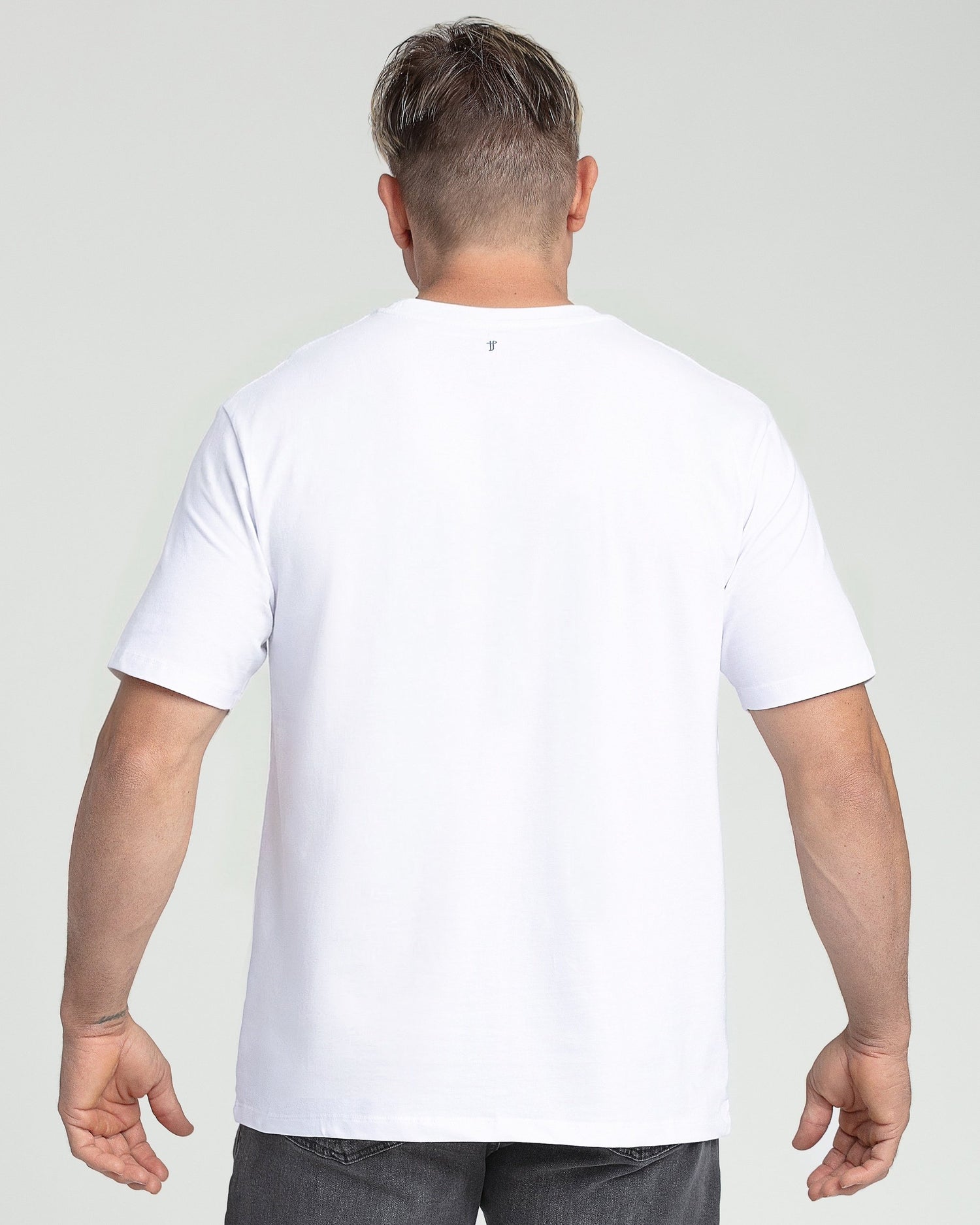 Organic Athletic Fit Crew Neck T-Shirt / White
