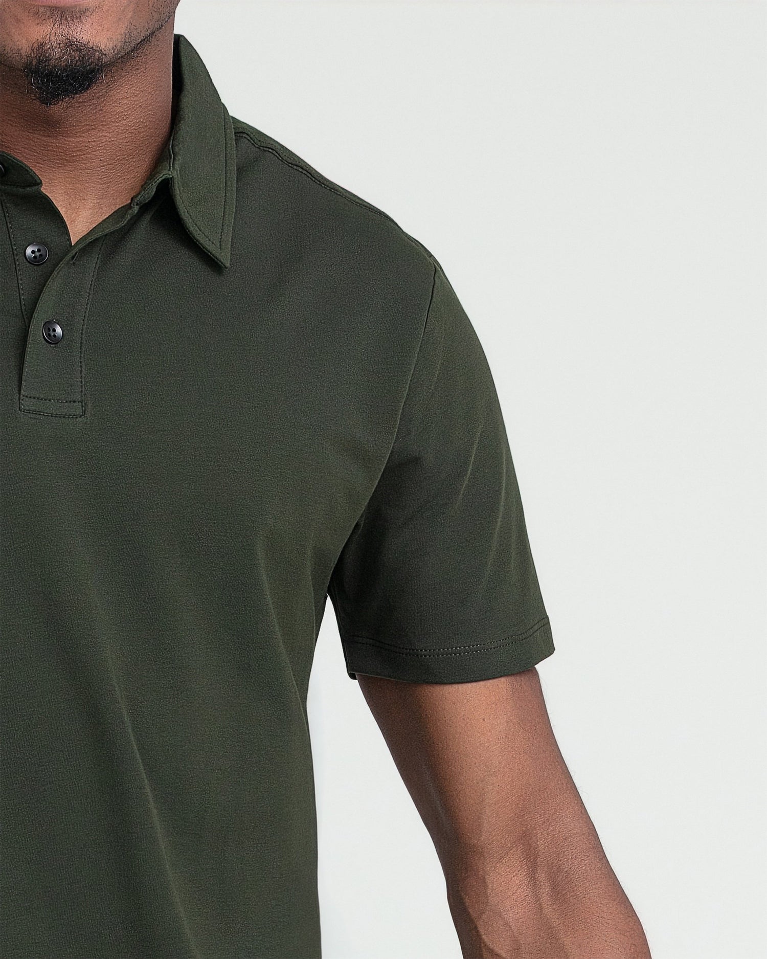 Organic Polo Shirt / Olive