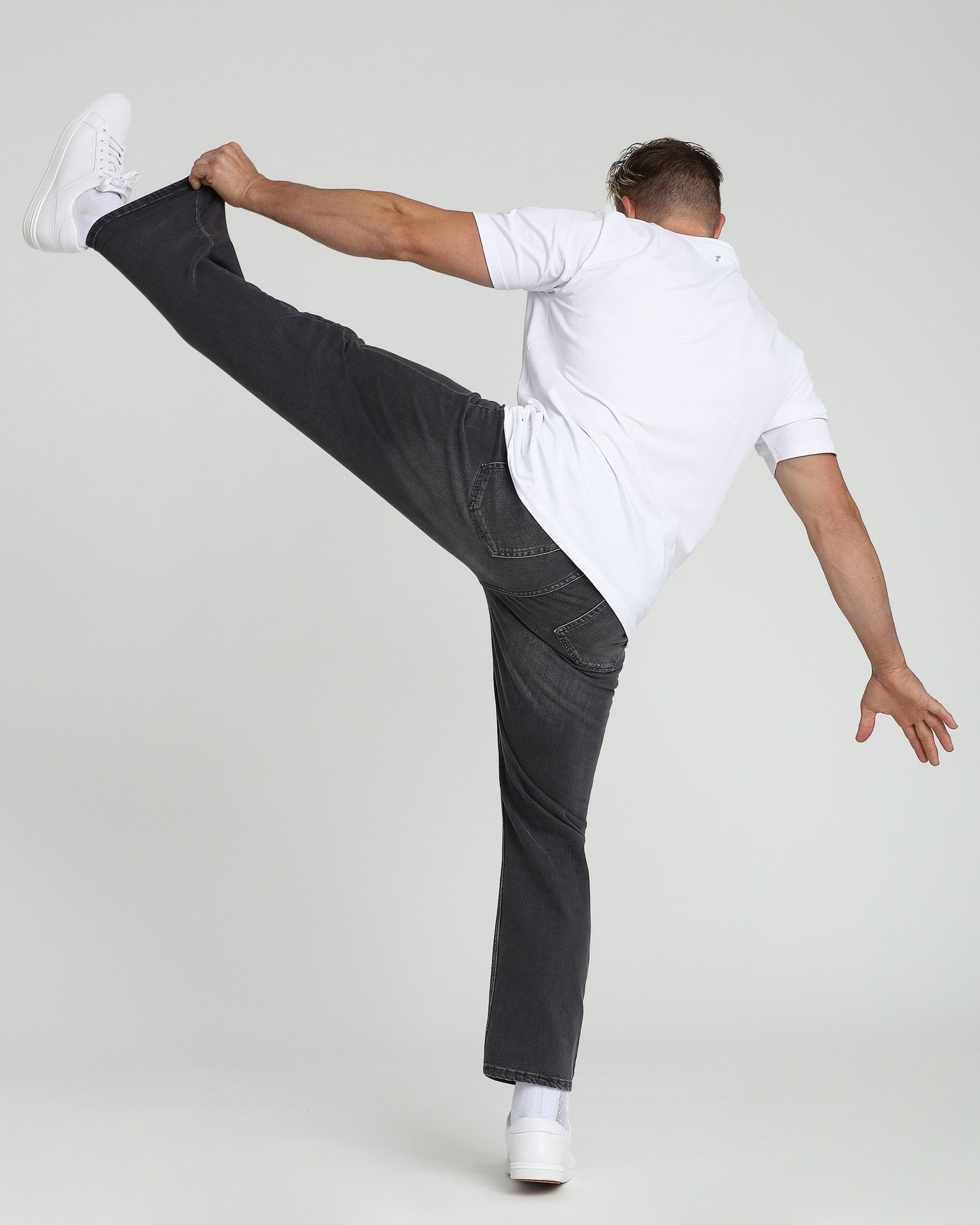 Organic Athletic Fit Crew Neck T-Shirt / White