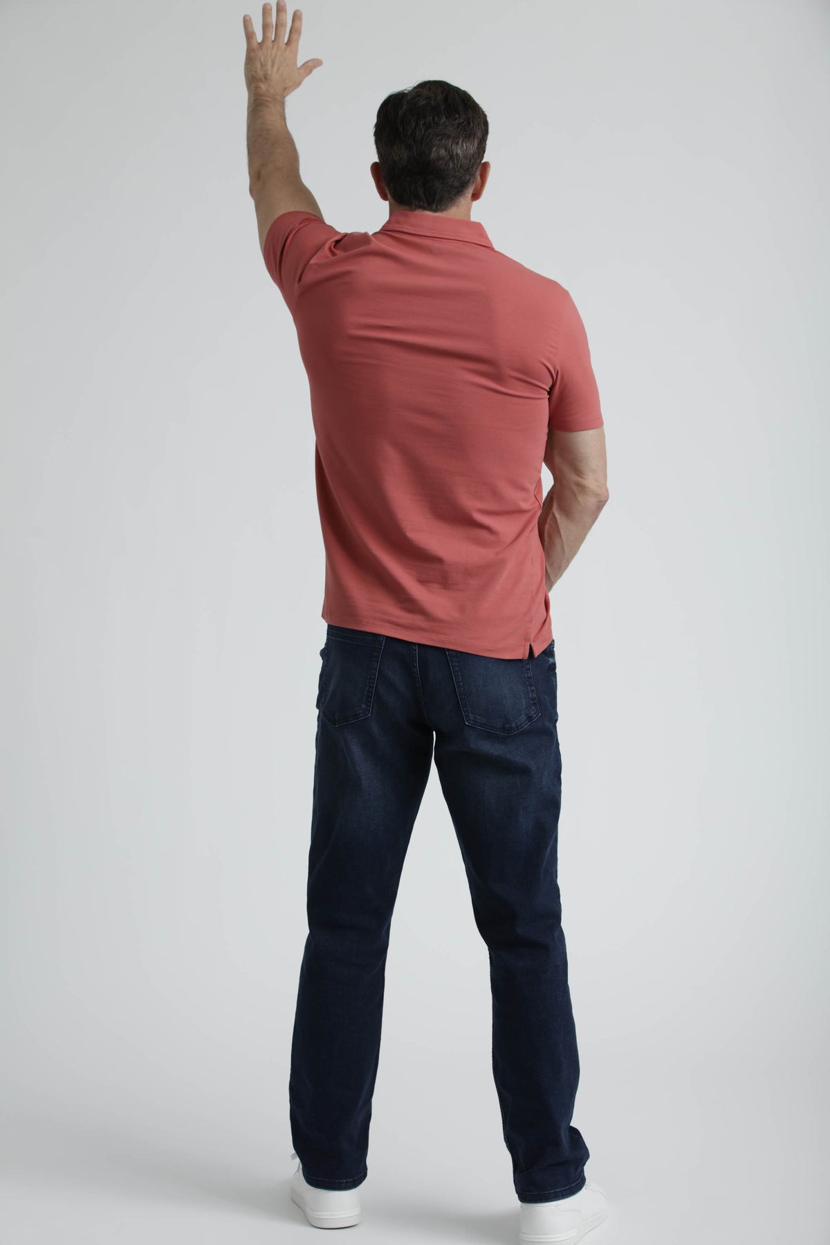 Organic Polo Shirt / Nantucket Red