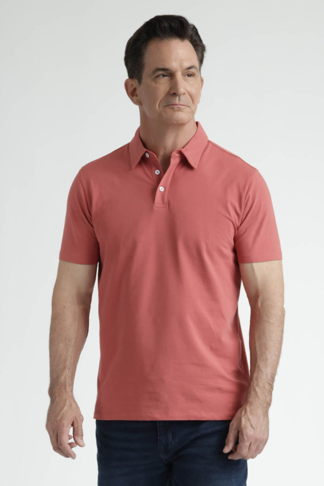 Organic Polo Shirt / Nantucket Red