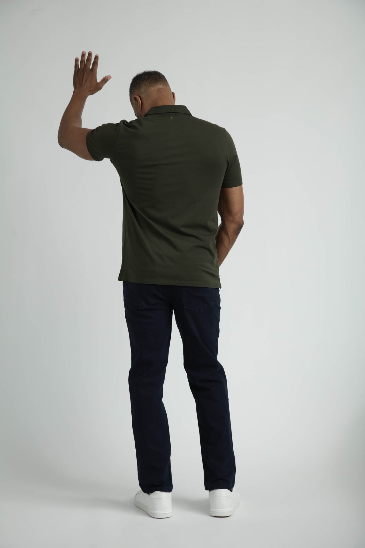 Organic Polo Shirt / Olive