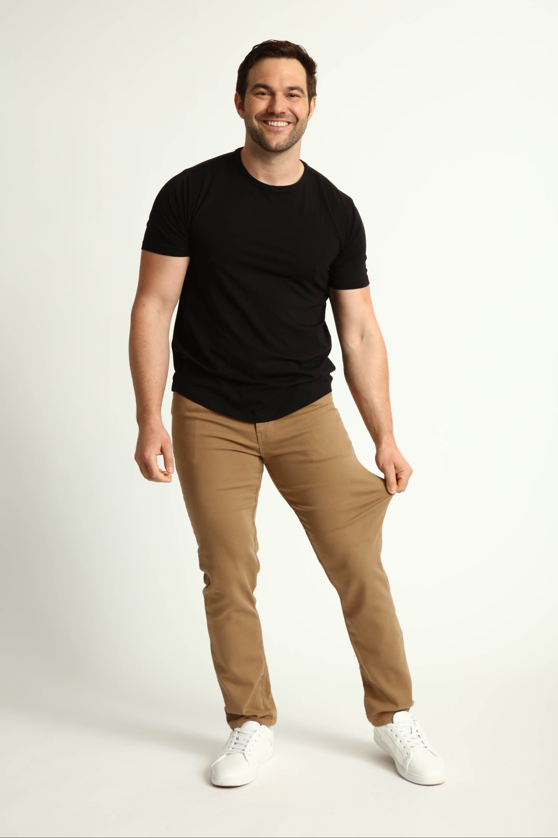 Slim fit jeans in  Khaki