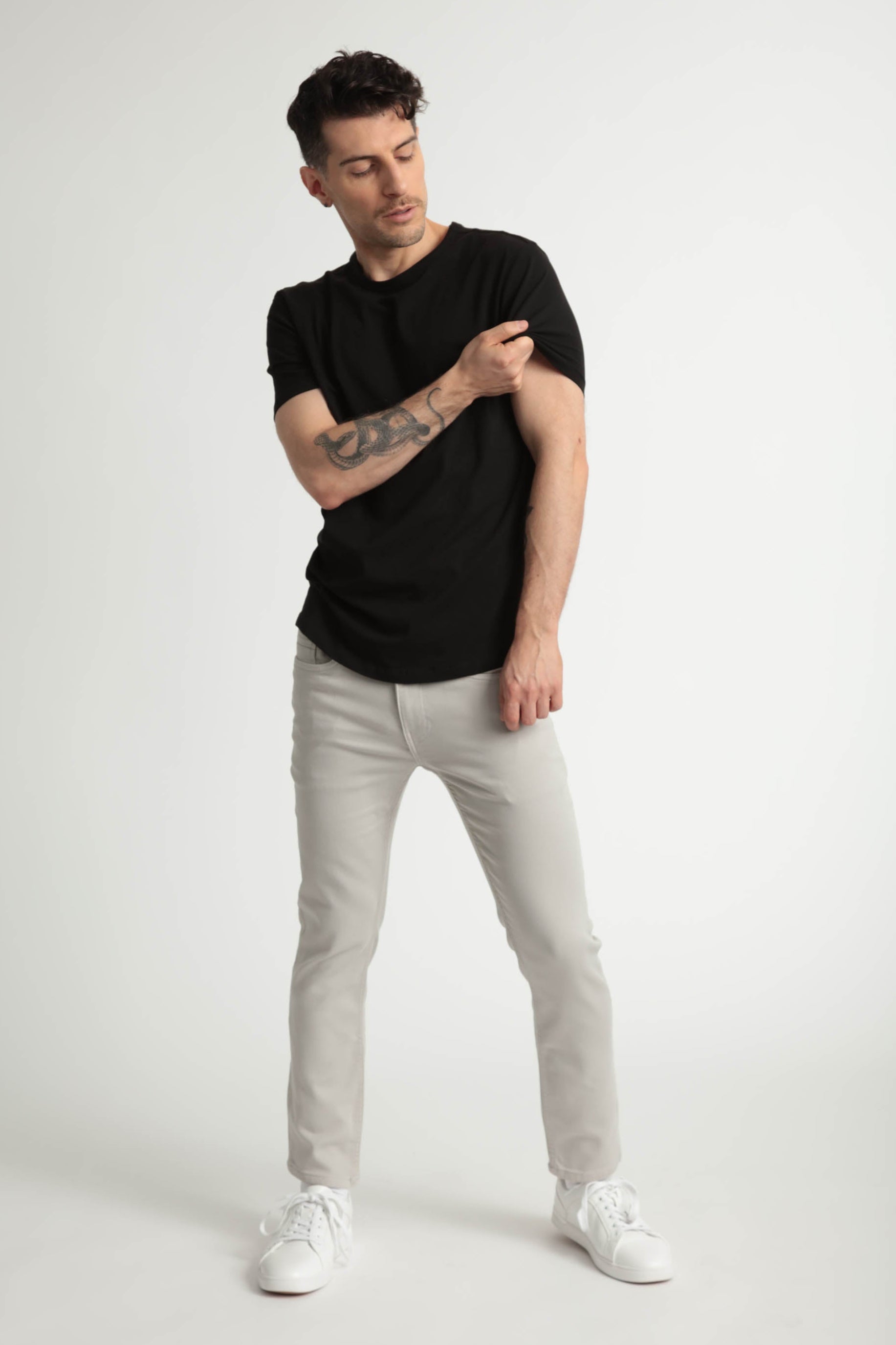 Slim Ankle Jeans Light Grey