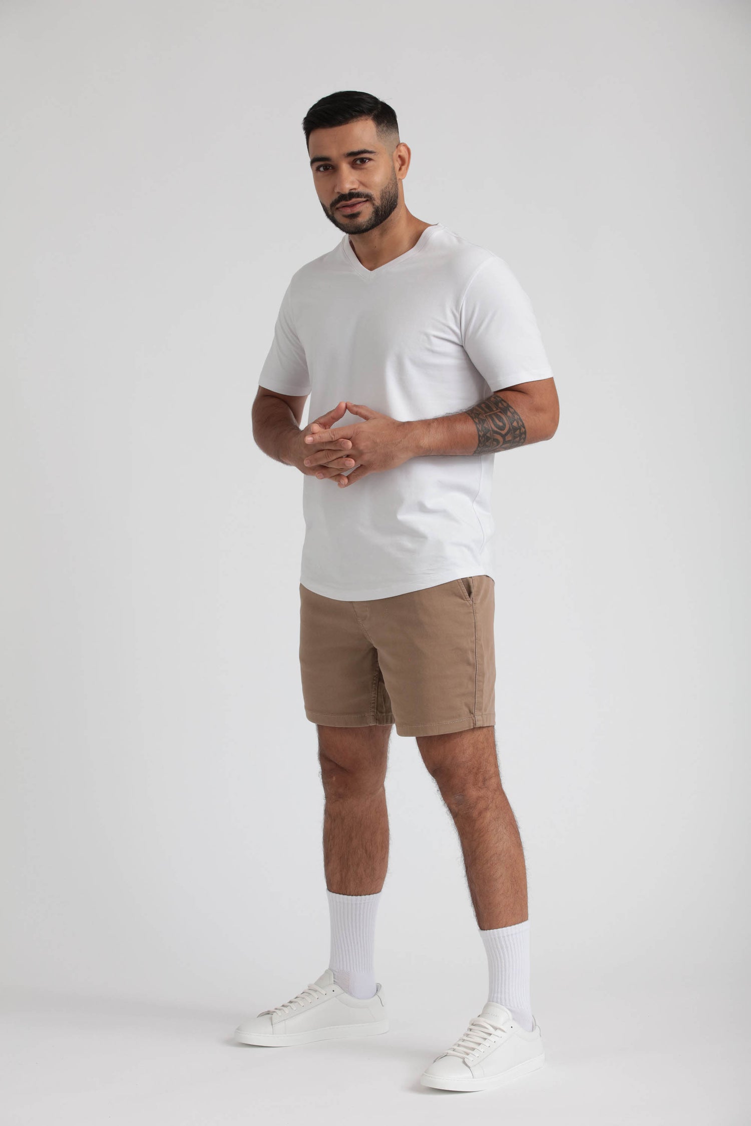 Everyday Comfort Shorts (Slim Fit) / Dark Khaki & Light Khaki