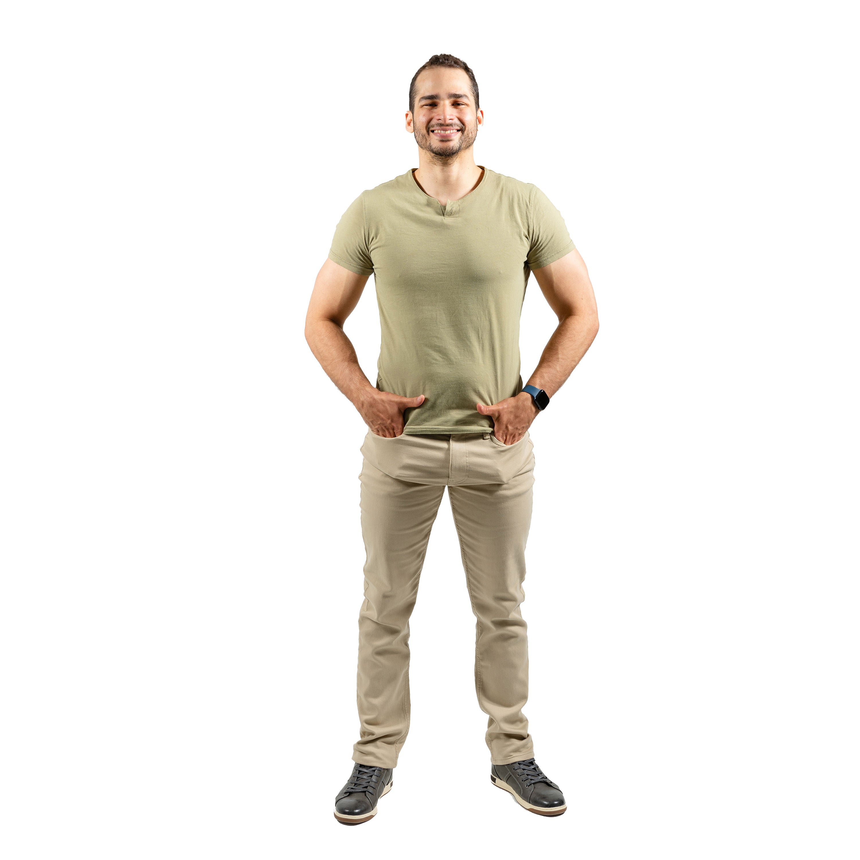 Khaki Jean / Denkhaki - Light Khaki | The Perfect Jean