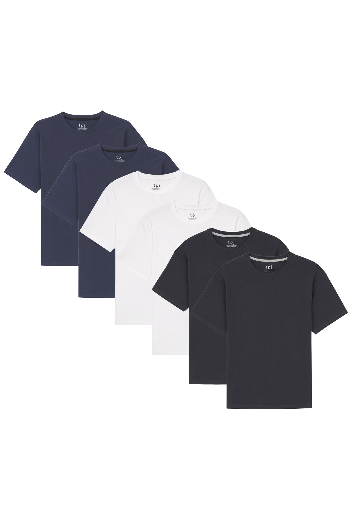 Organic Athletic Fit Crew Neck T-Shirt 6 Pack / The "Basic" Basic