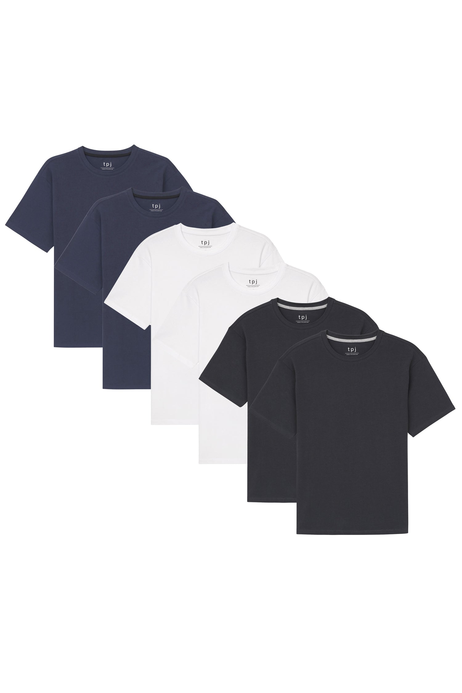Organic Athletic Fit Crew Neck T-Shirt 6 Pack / The "Basic" Basic