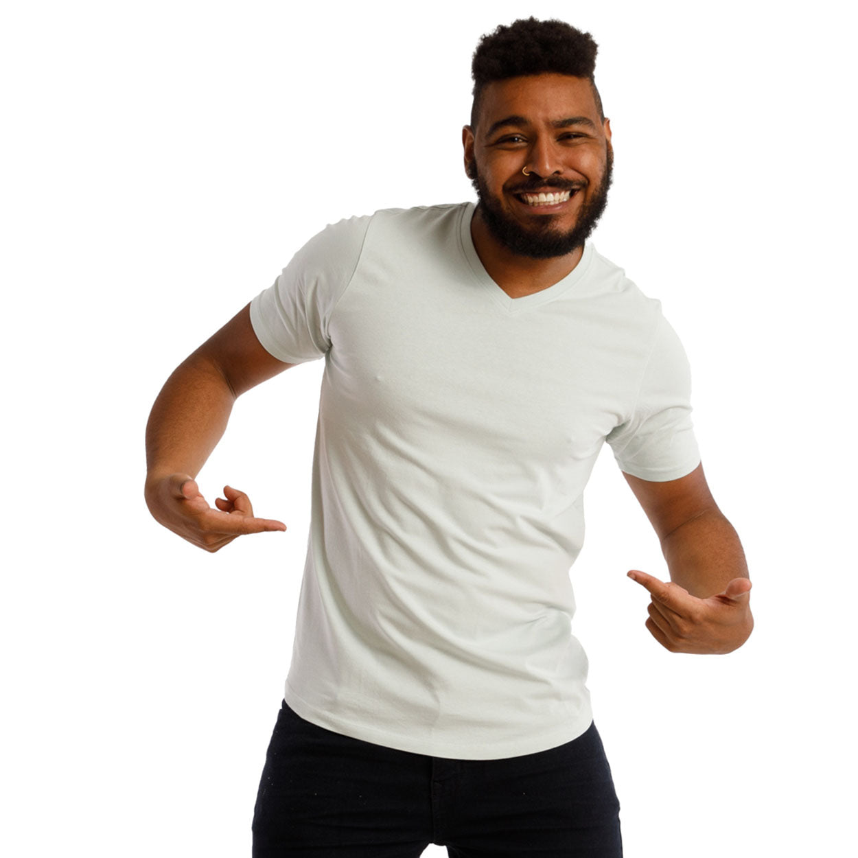 Organic V-Neck T-Shirt 3 Pack / Seaside Sundown