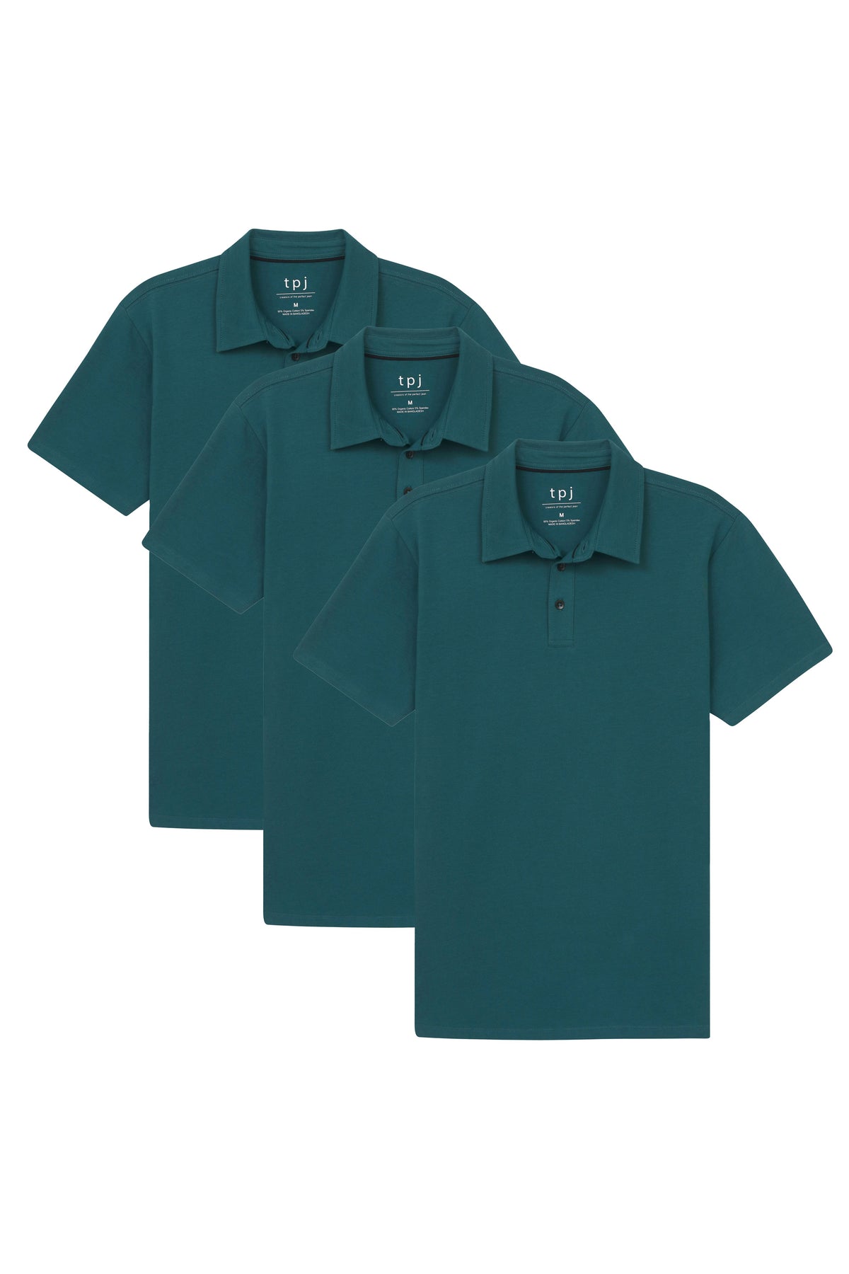 Organic Polo Shirt 3 Pack / Teal