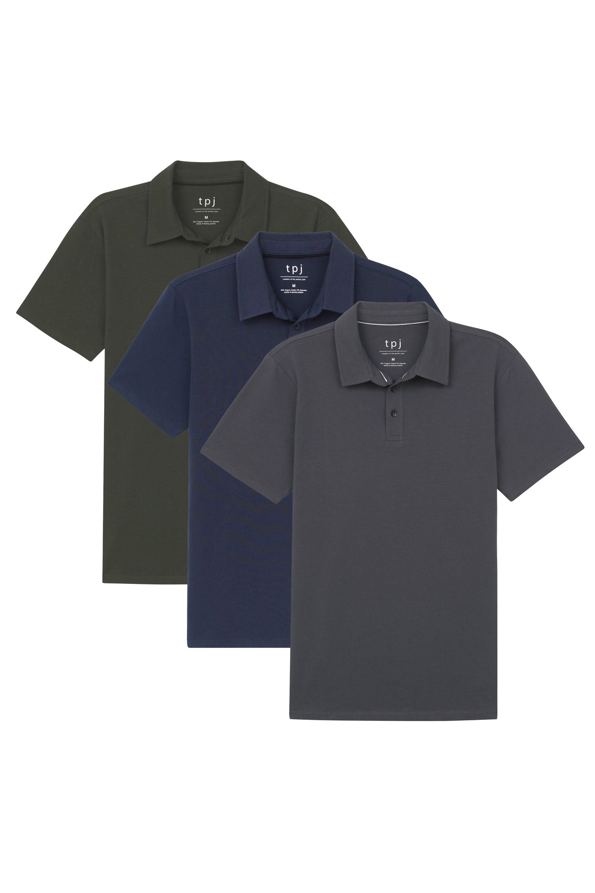 Organic Polo Shirt 3 Pack / The Streets