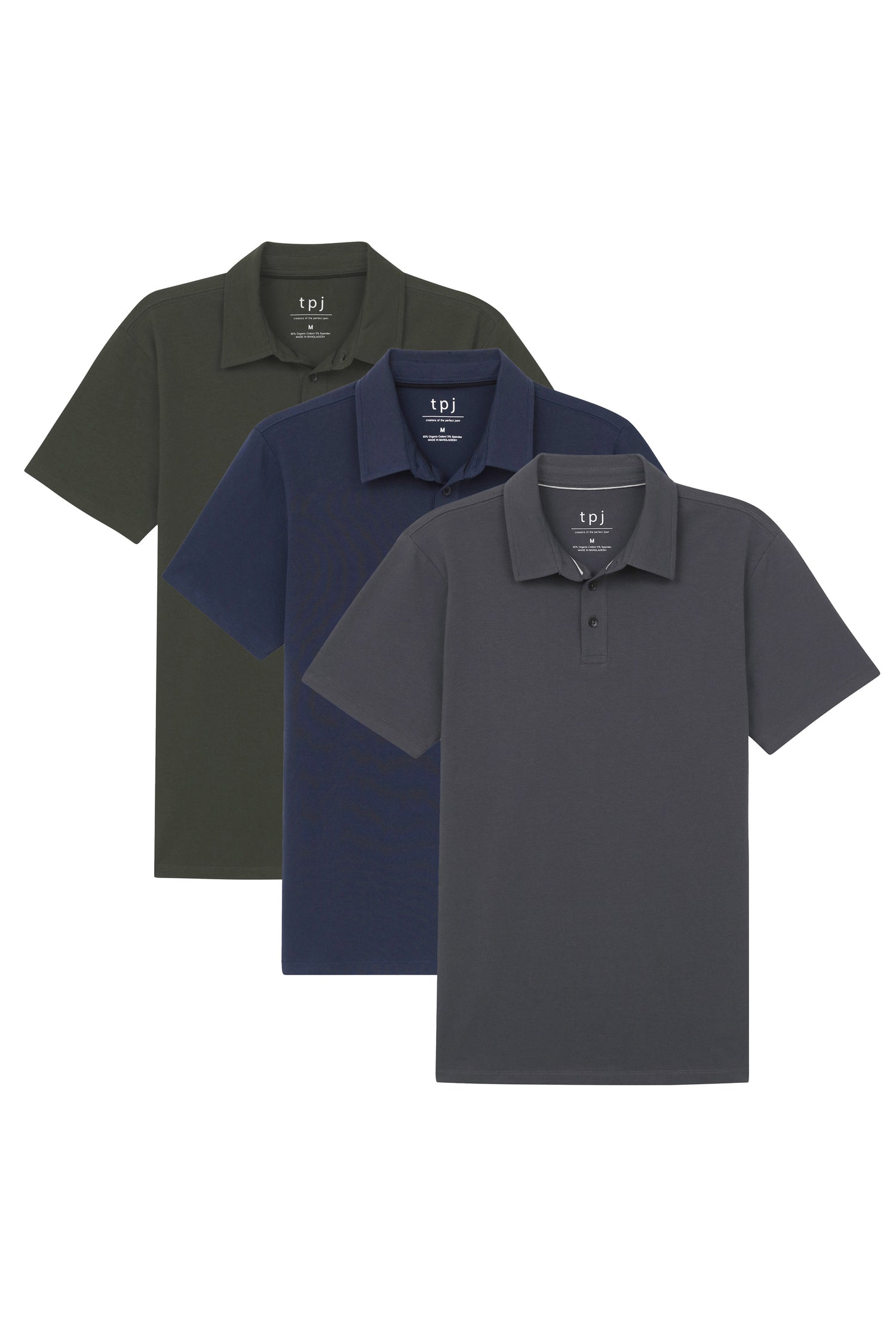 Organic Polo Shirt 3 Pack / The Streets