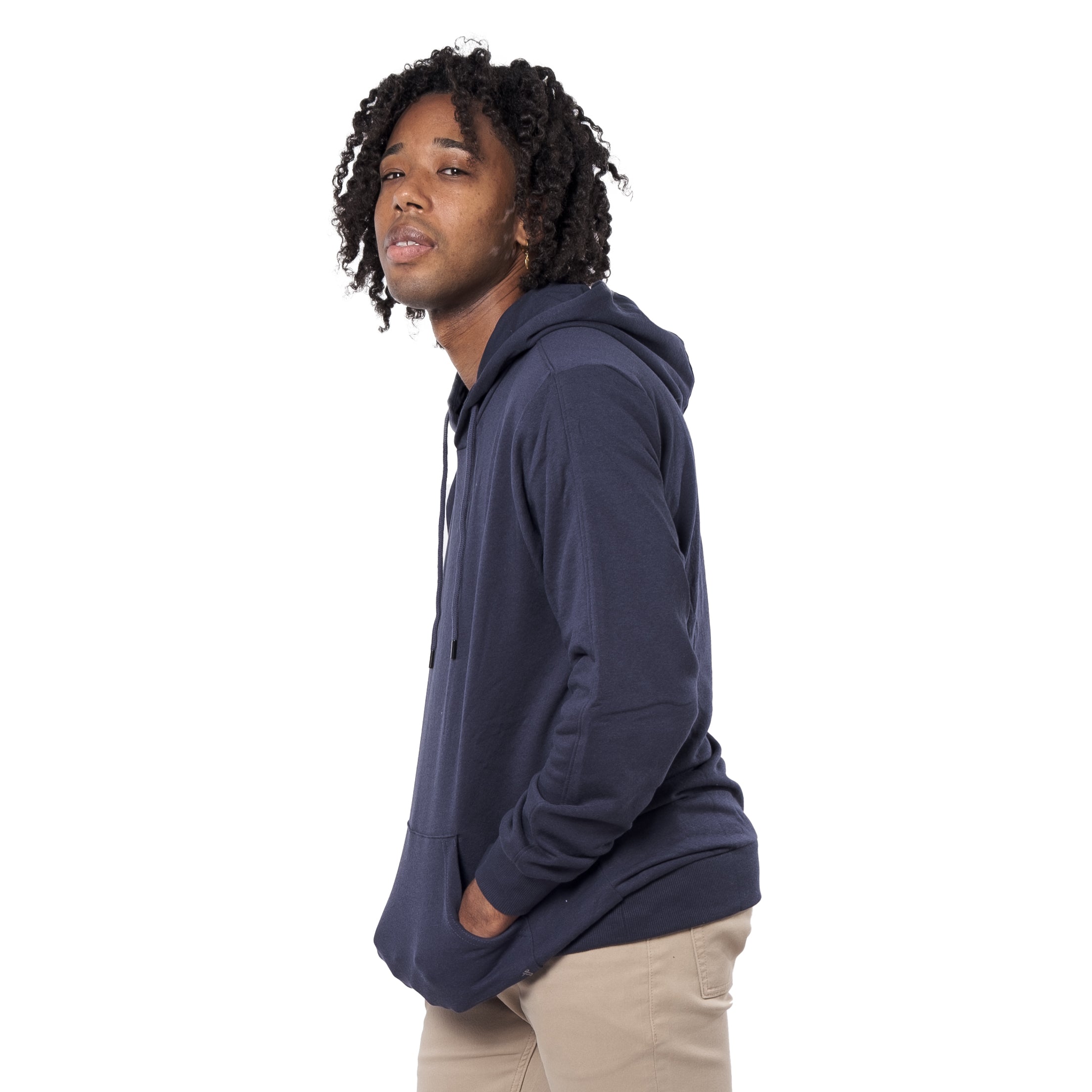 Navy Blue Hoodie with Pocket | The Perfect Jean