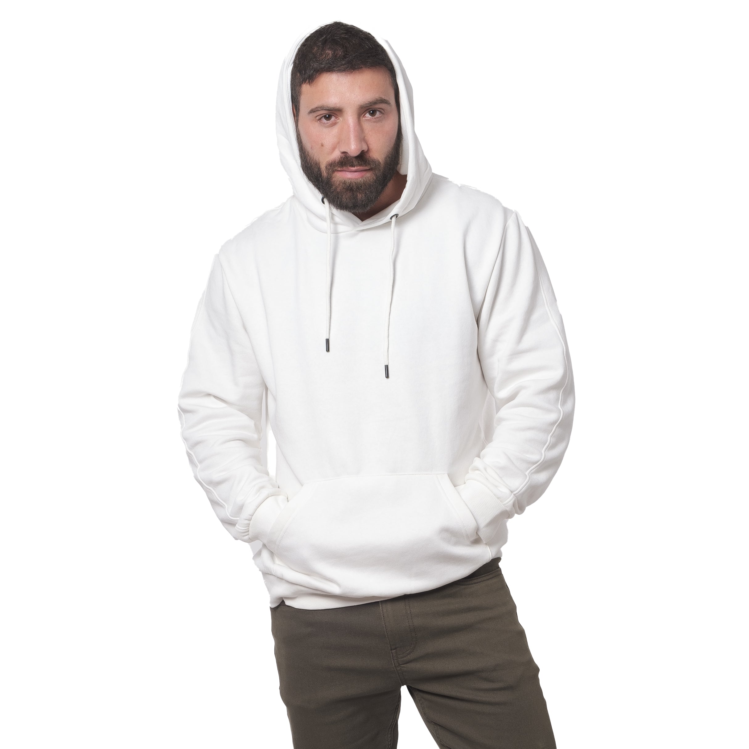 Plain white hoodie on sale mens