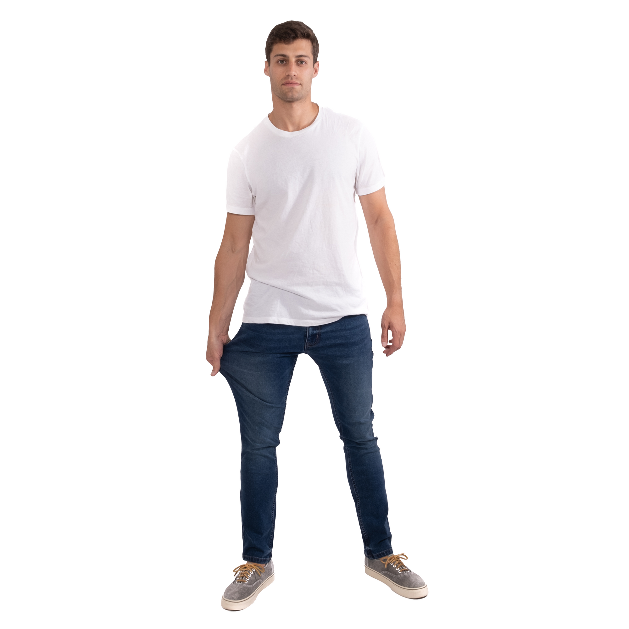 Men's 3-Pack Flex Stretch Slim Straight Jeans with 5 Pocket (Sizes