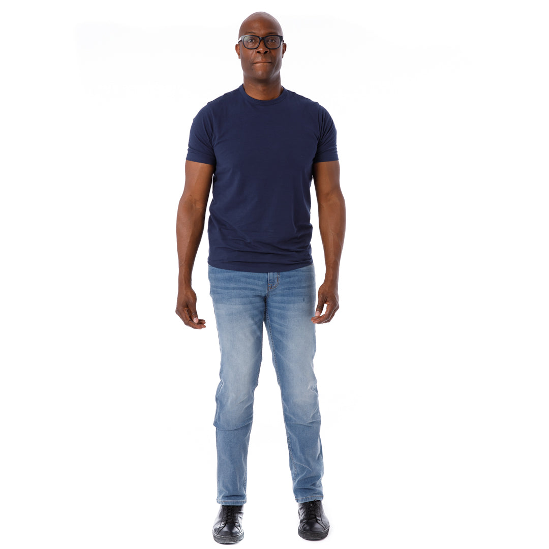 Saks ubehag Lav vej Crew Neck / Navy Blue T-Shirt | The Perfect Jean