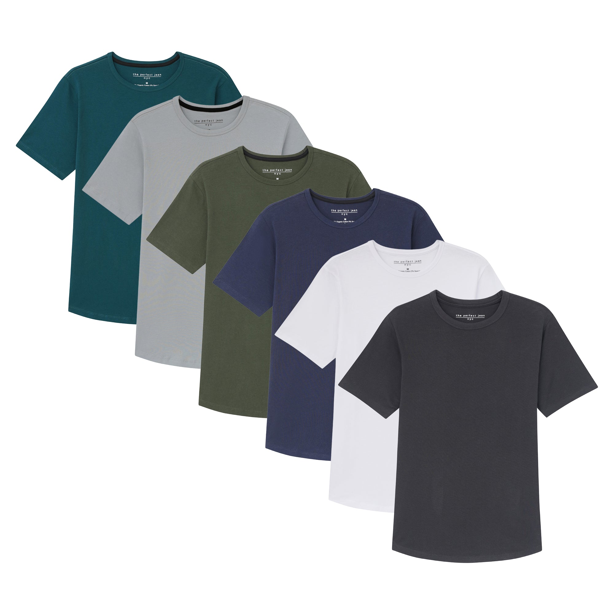 Organic Crew Neck T-Shirt 6 Pack / All You Need | The Perfect Jean