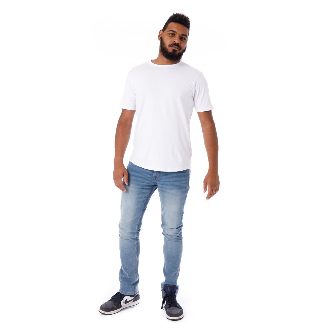 Organic Crew Neck T-Shirt 6 Pack / White