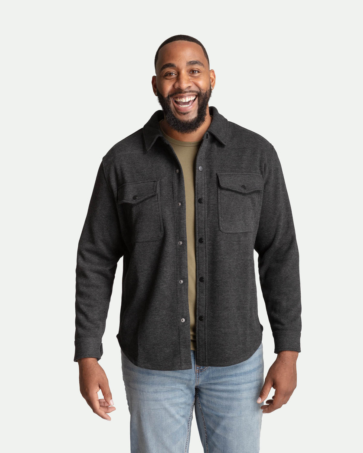 Overshirt in Black