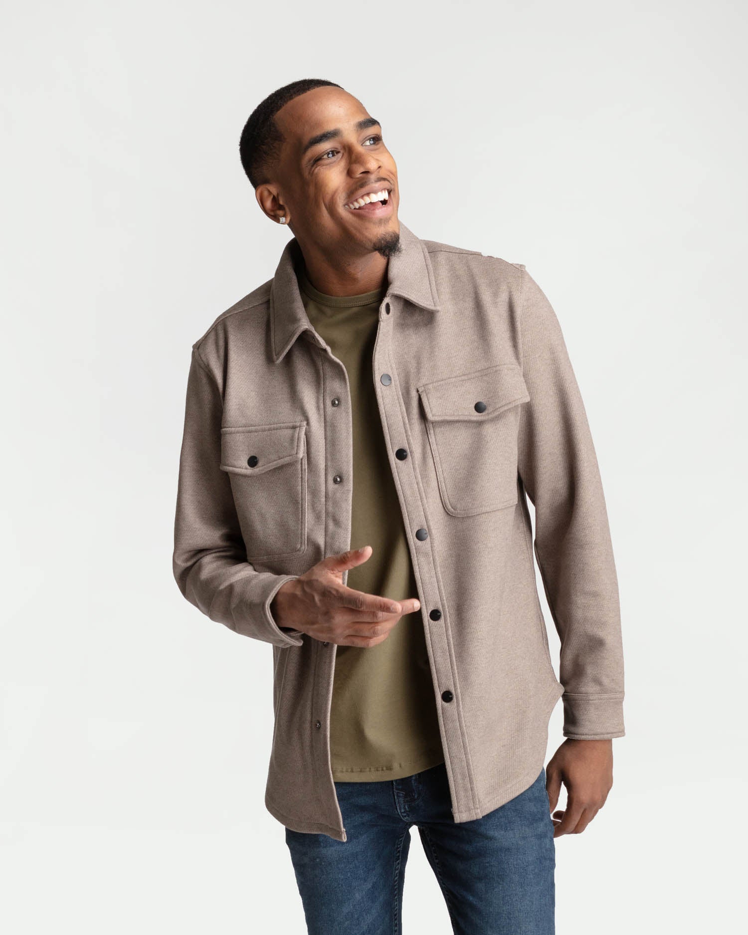 Overshirt in Oatmeal