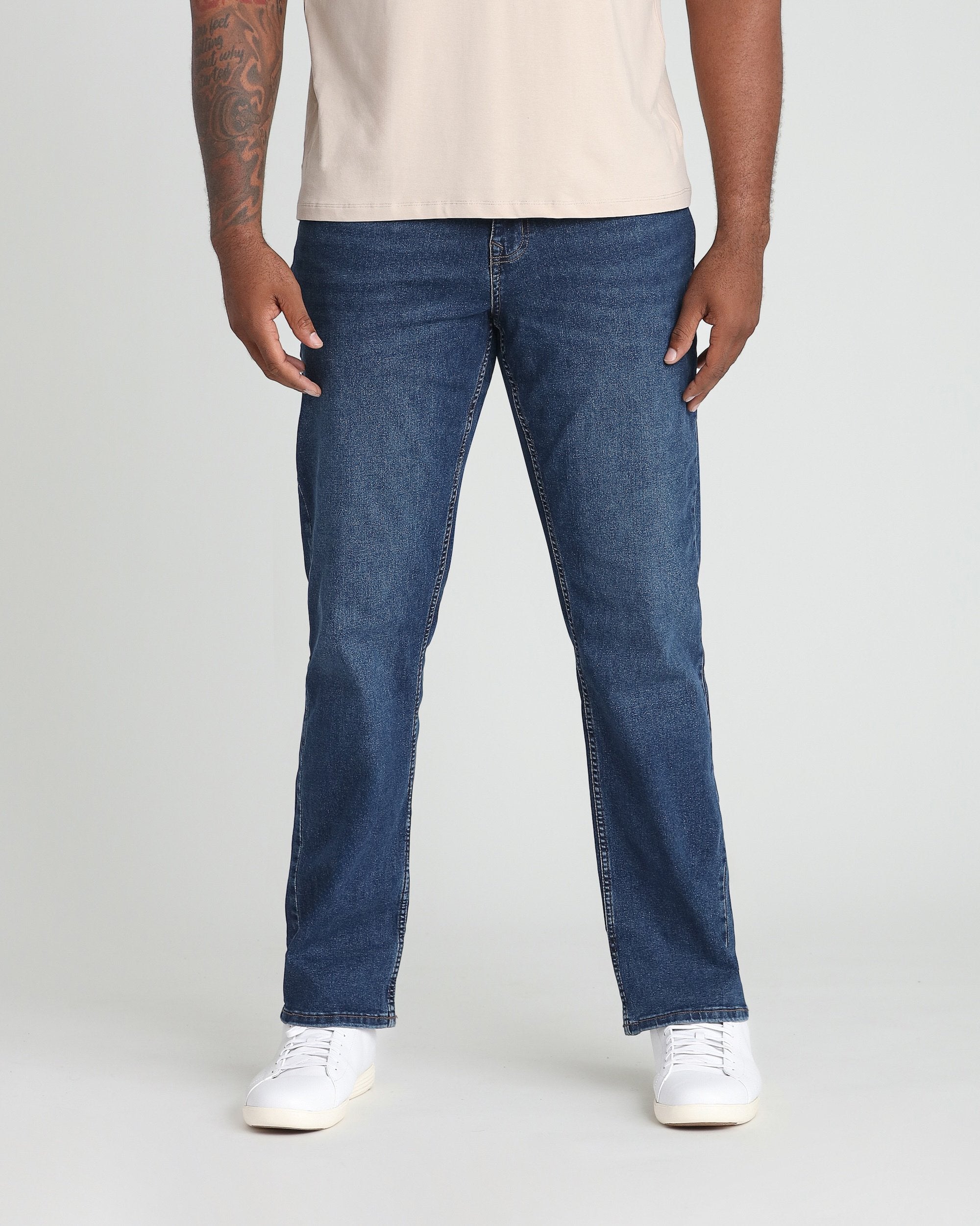 Thick Thicc Fit / Knight - Men's Dark Blue Jeans | The Perfect Jean