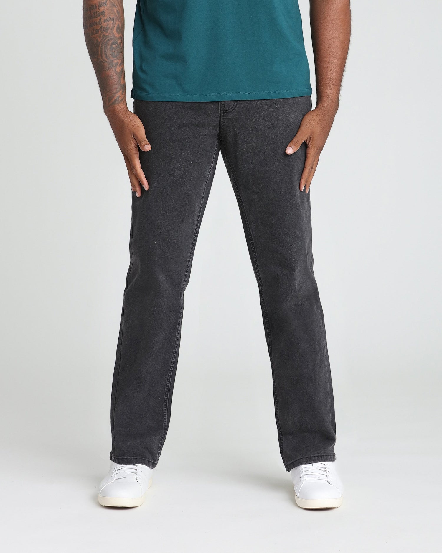 Athletic Fit / Steel (Faded Black)