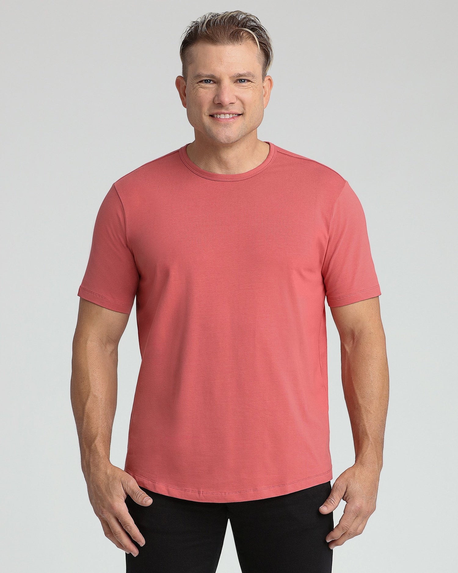 Organic Crew Neck T-Shirt / Nantucket Red