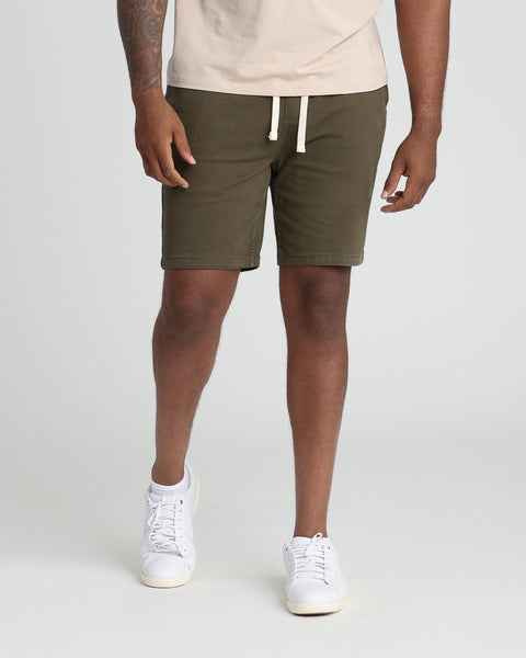 Athletic Fit Denkhaki™ Comfort Shorts / Soldier Olive | The