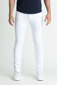 Skinny Fit / Blanco (White) - Blanco - White / 33 / 28