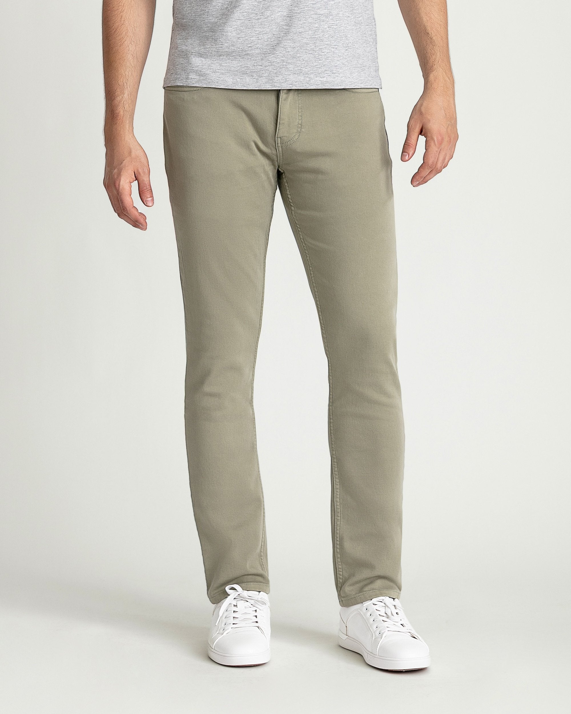 Slim Fit Khaki Denkhaki - Sage Green | The Perfect Jean