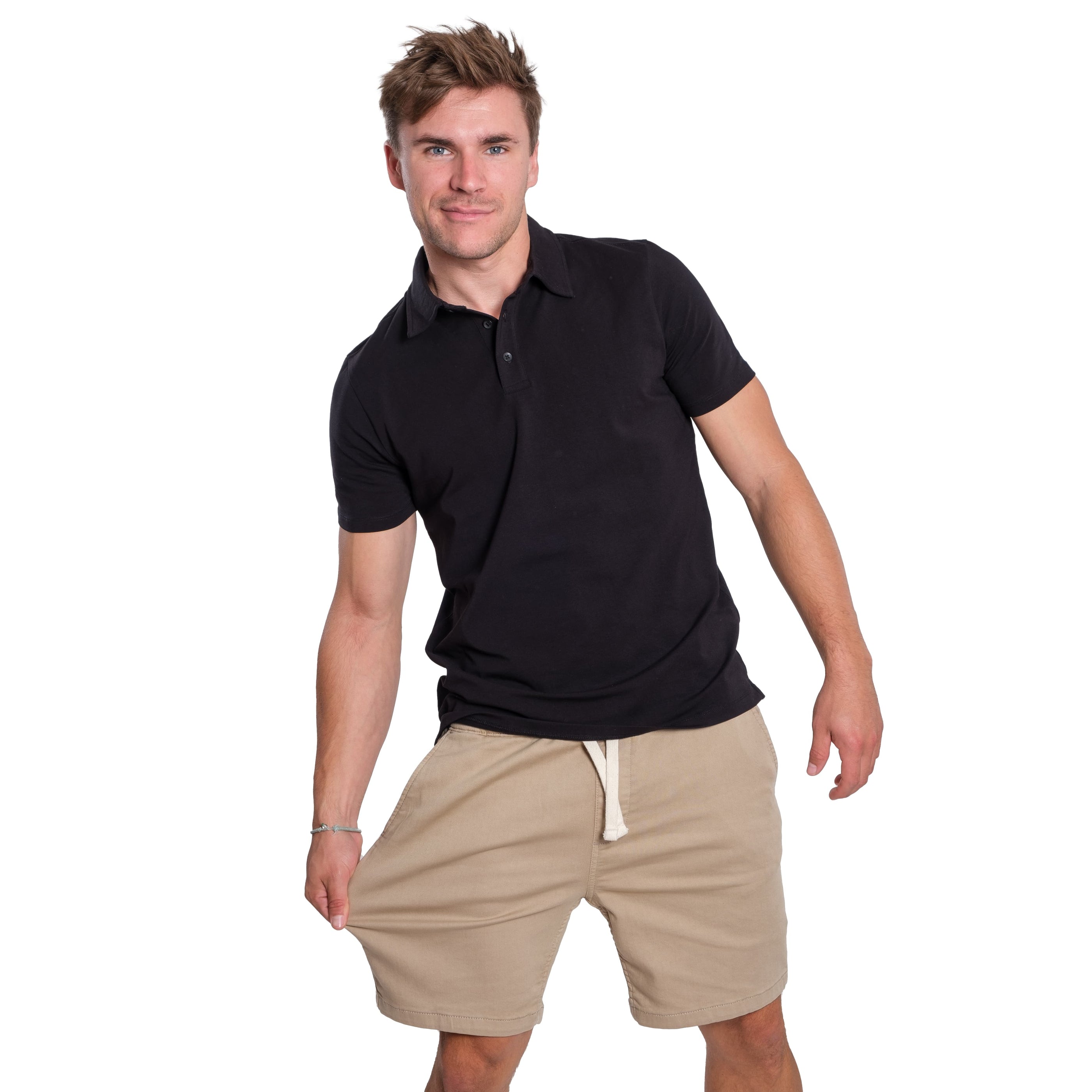 Everyday Comfort Shorts (Slim Fit) / Light Khaki