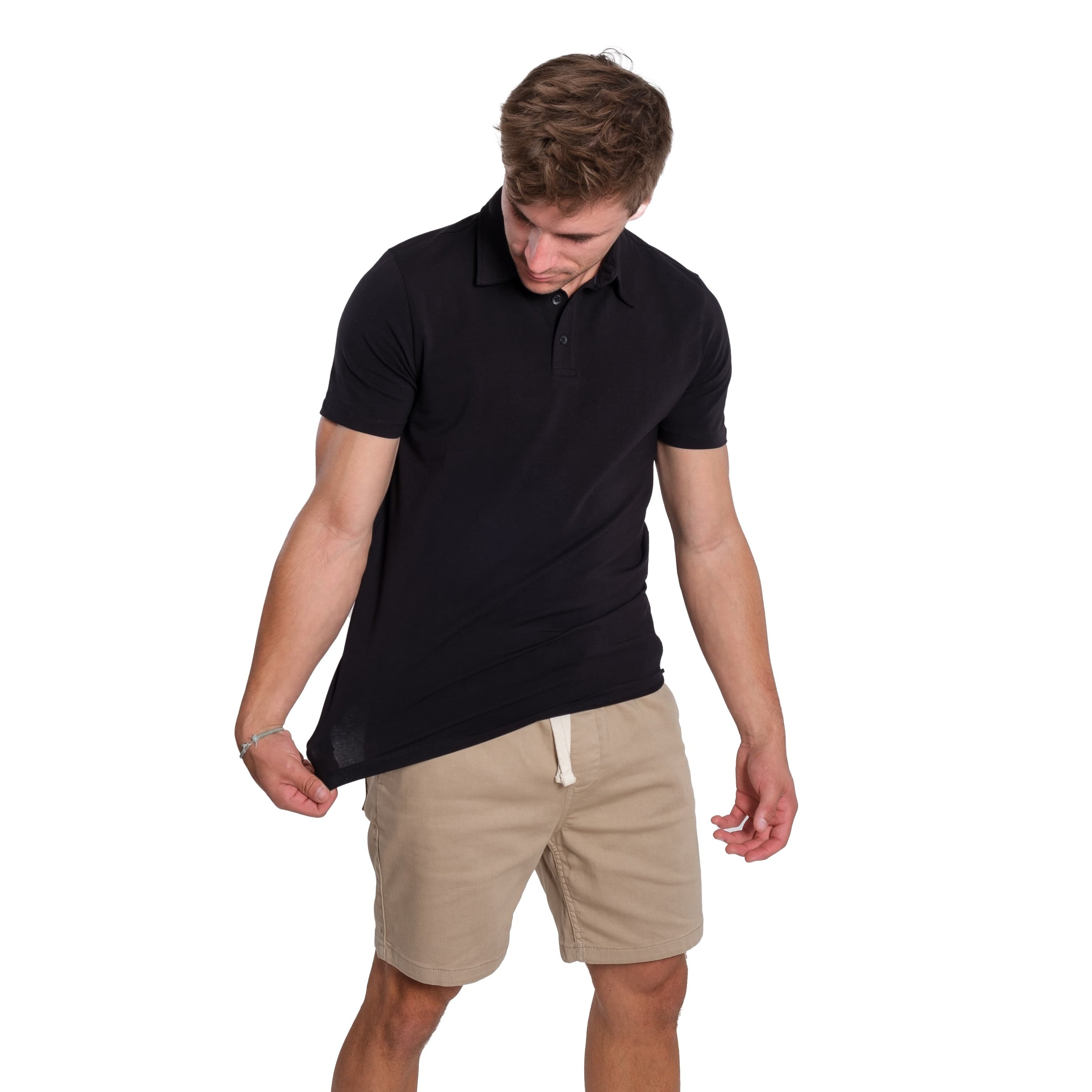 Organic Polo Shirt 6 Pack / Black