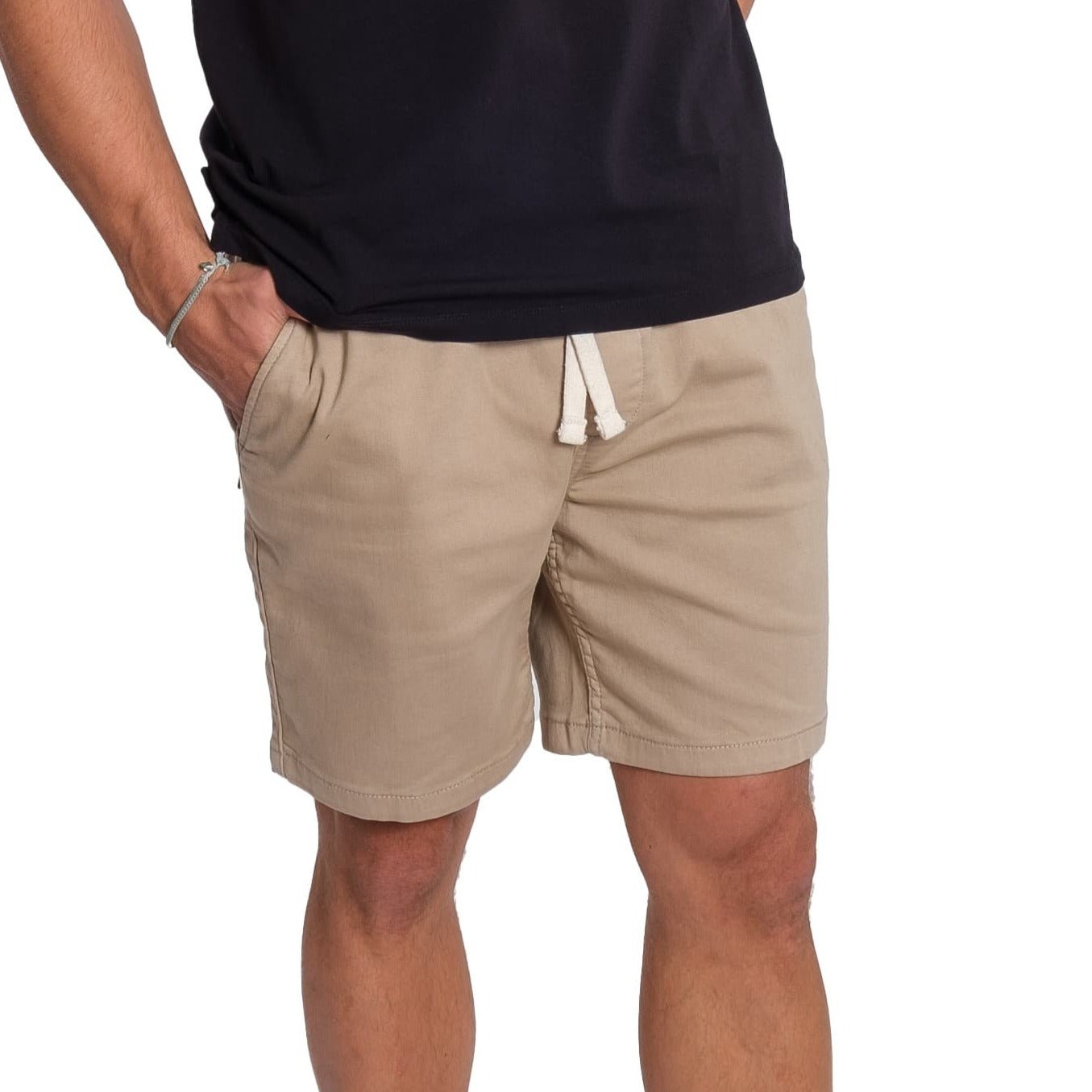 Everyday Comfort Shorts (Slim Fit) / Light Khaki