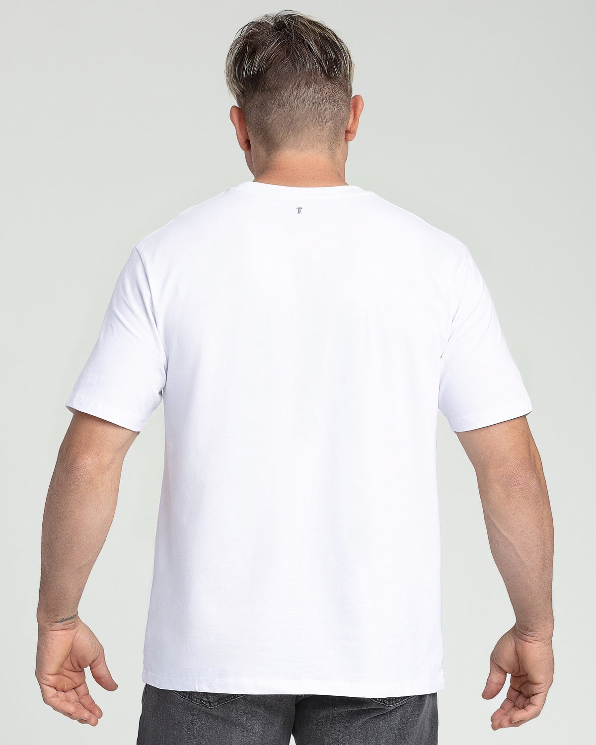 Organic Athletic Fit Crew Neck T-Shirt / White