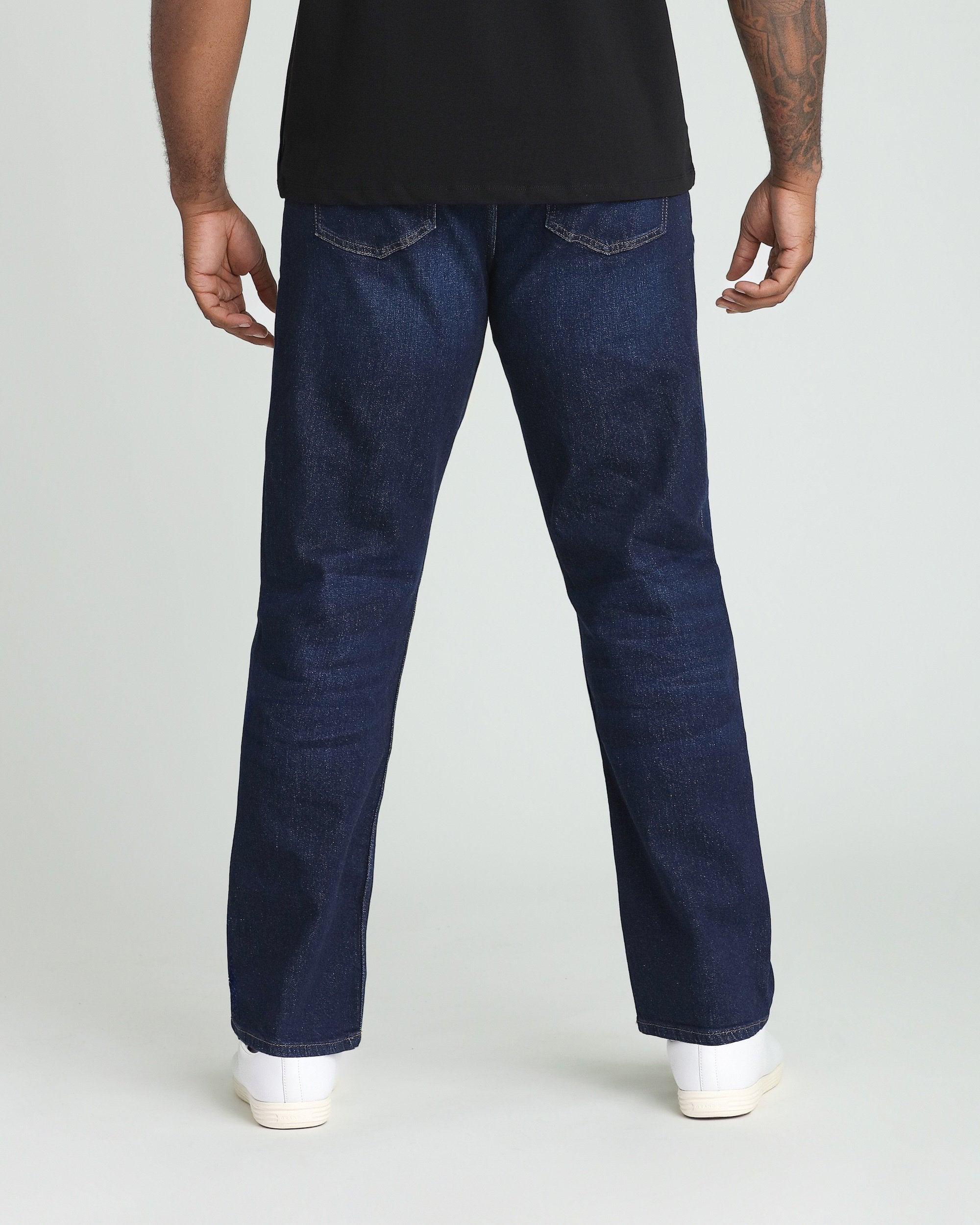 Thick Thicc Fit - Dark Blue Wide Leg Jeans | The Perfect Jean