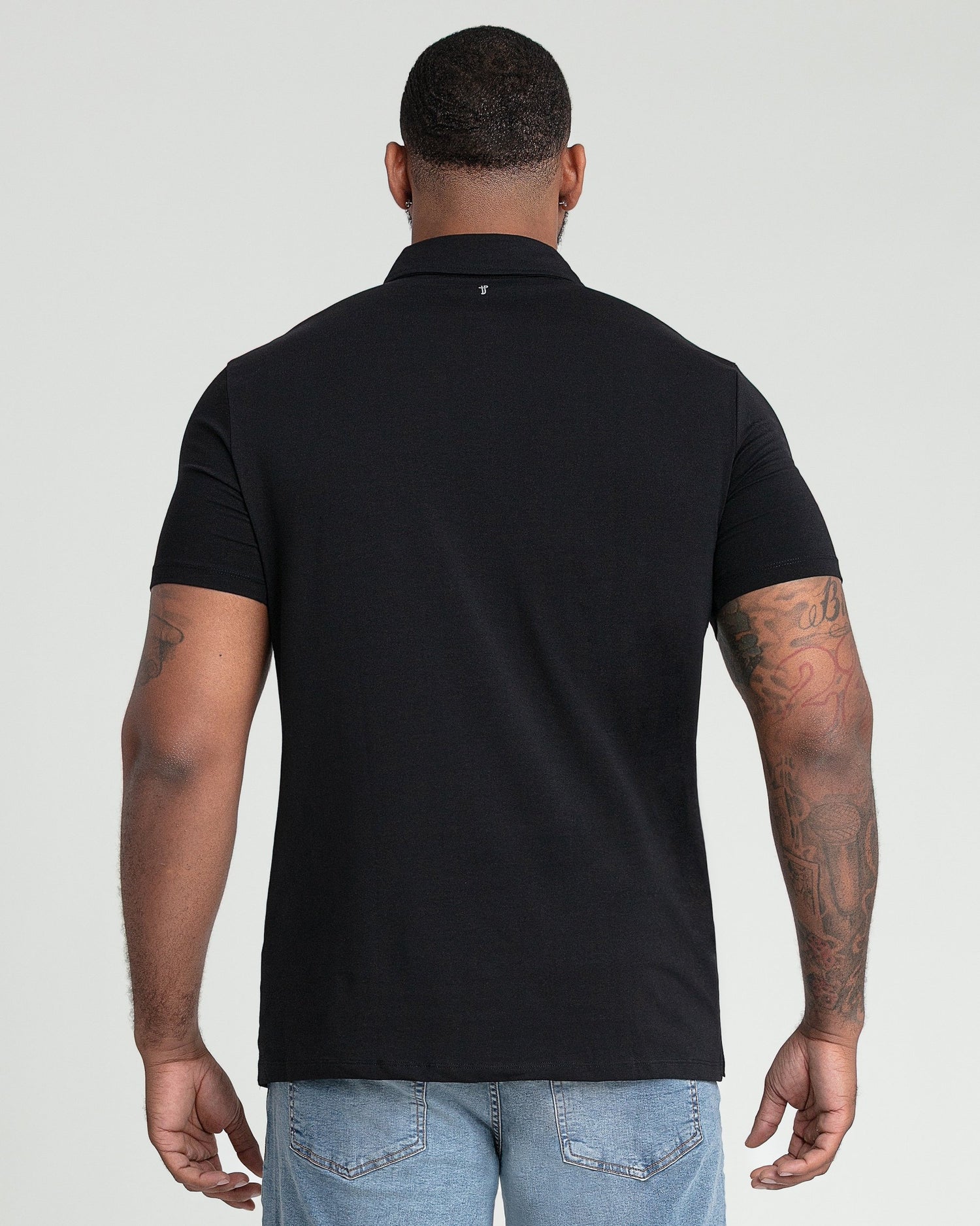 Organic Polo Shirt / Black