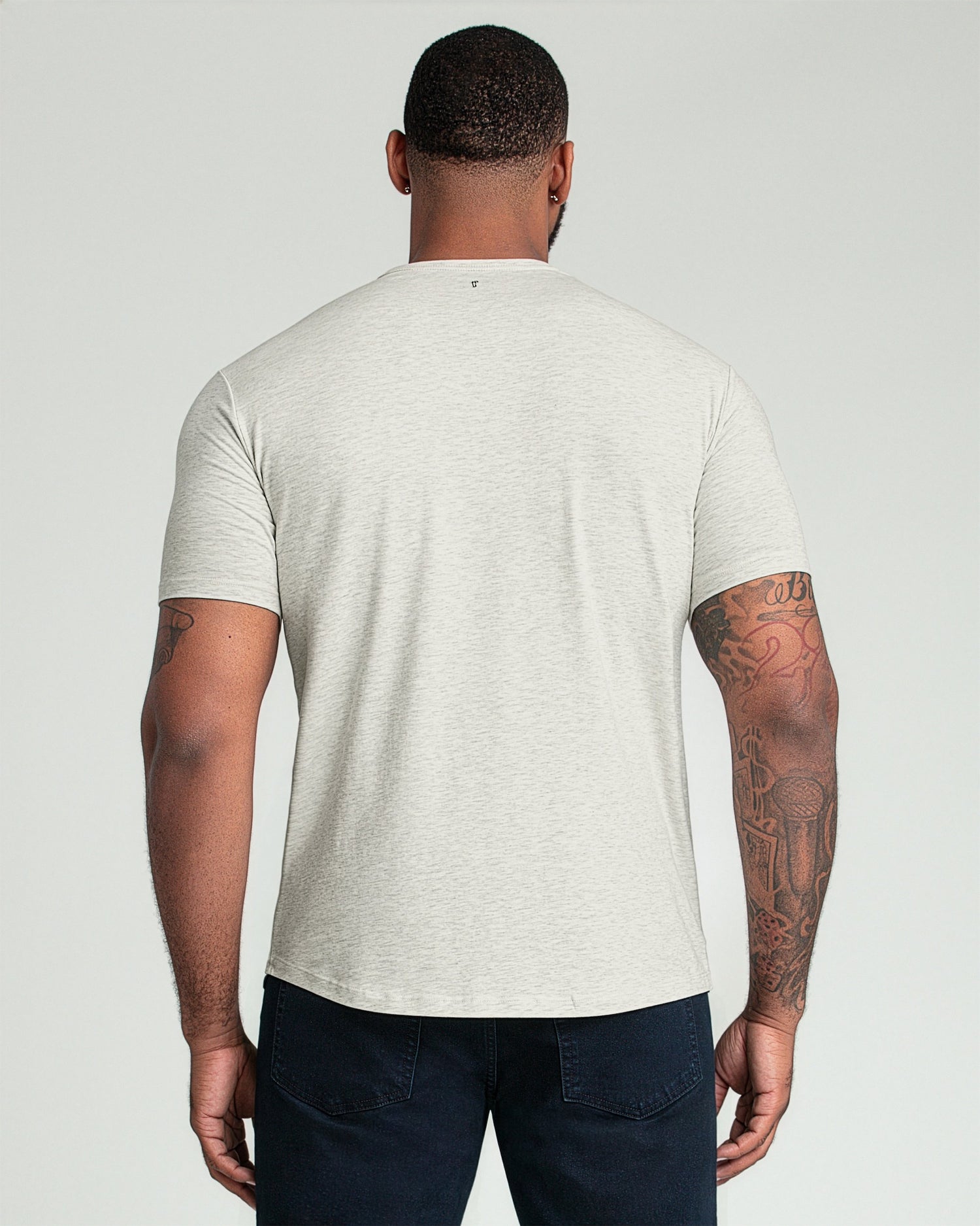 Organic Crew Neck T-Shirt / Oatmeal Heather