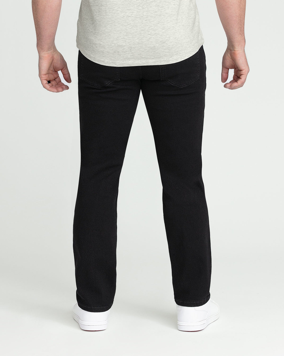 Athletic Fit / Slash Ripped Bandit - Black | The Perfect Jean