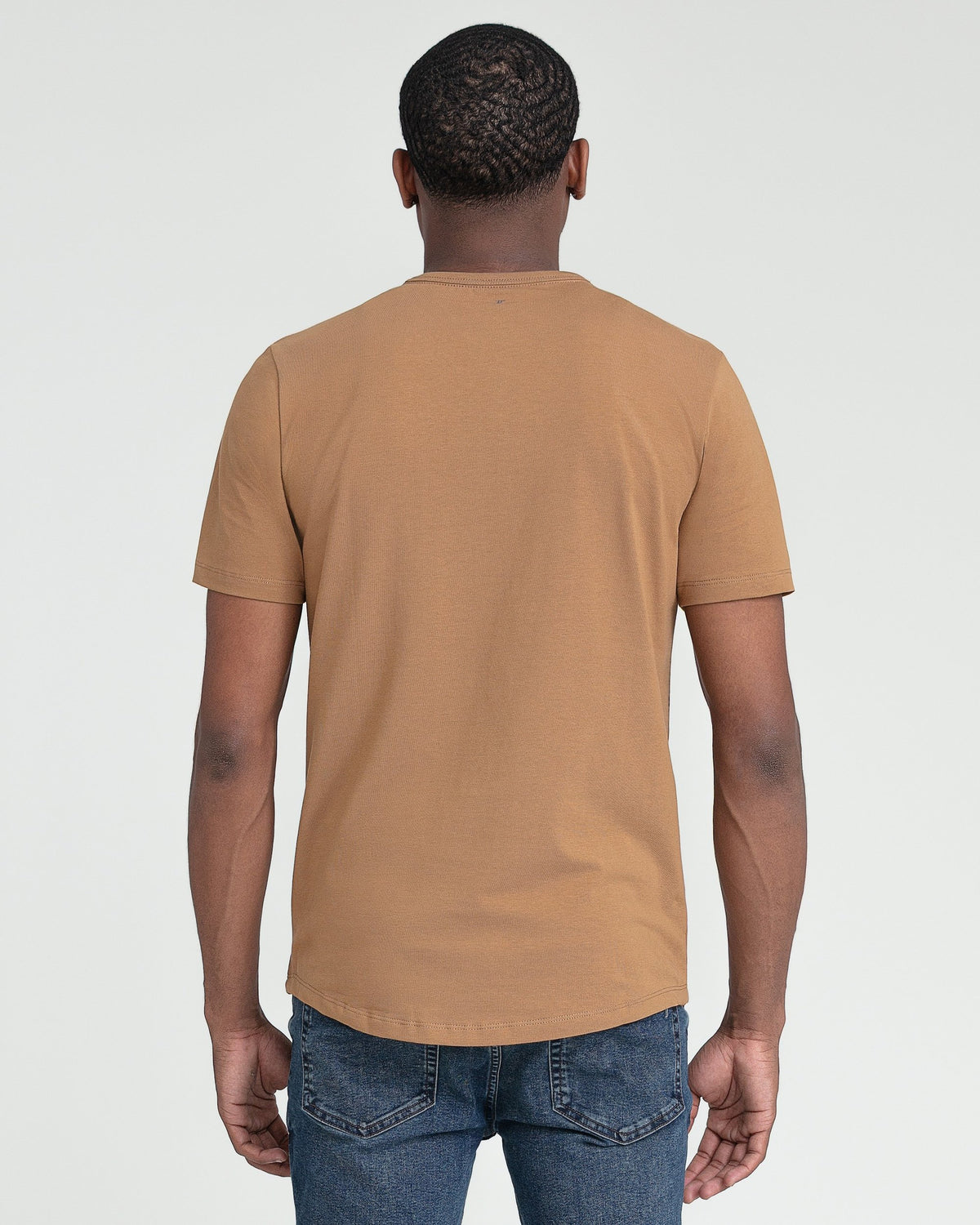 Organic Crew Neck T-Shirt / Tobacco