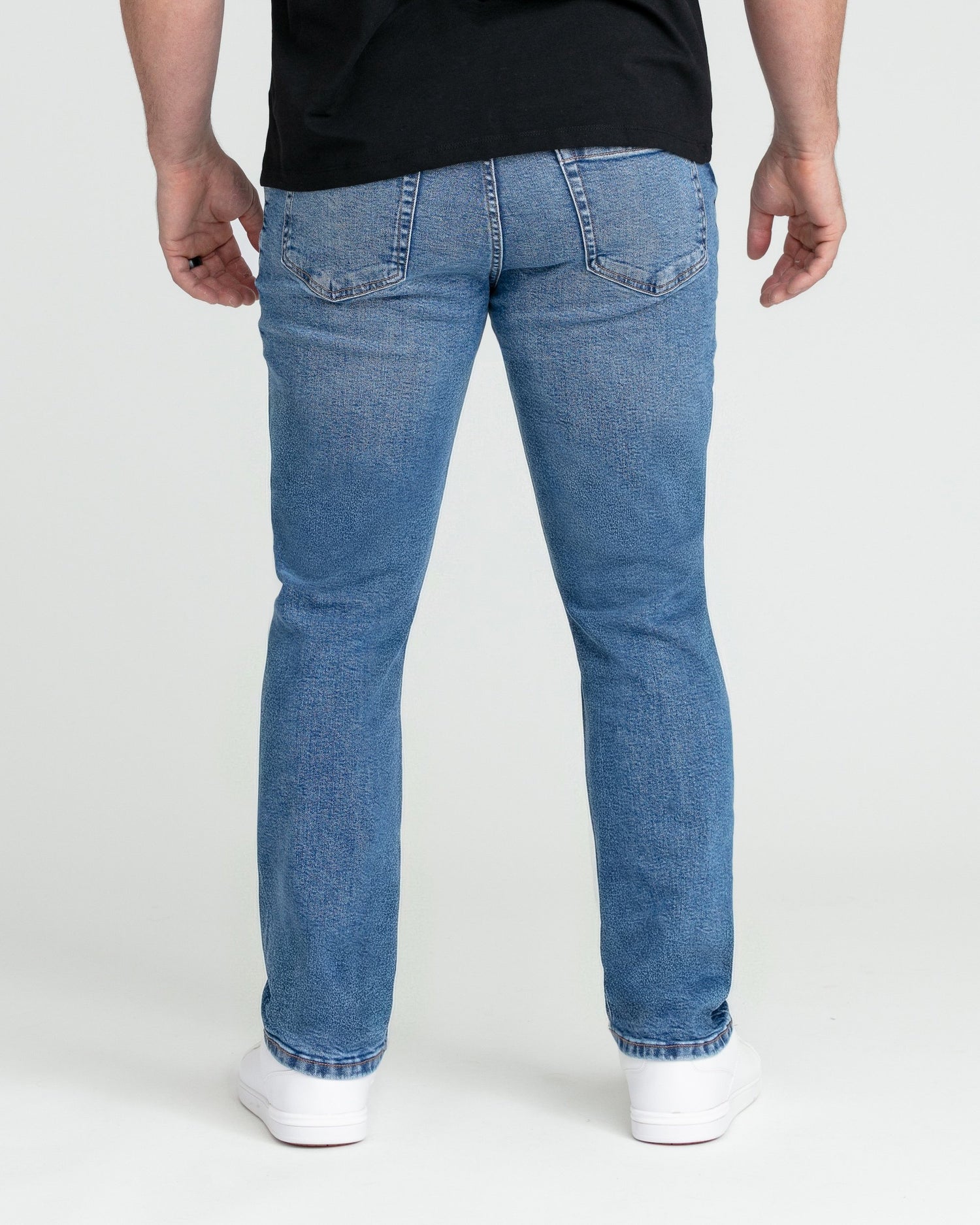 Slim Thick Fit / Stream  (Med Blue)