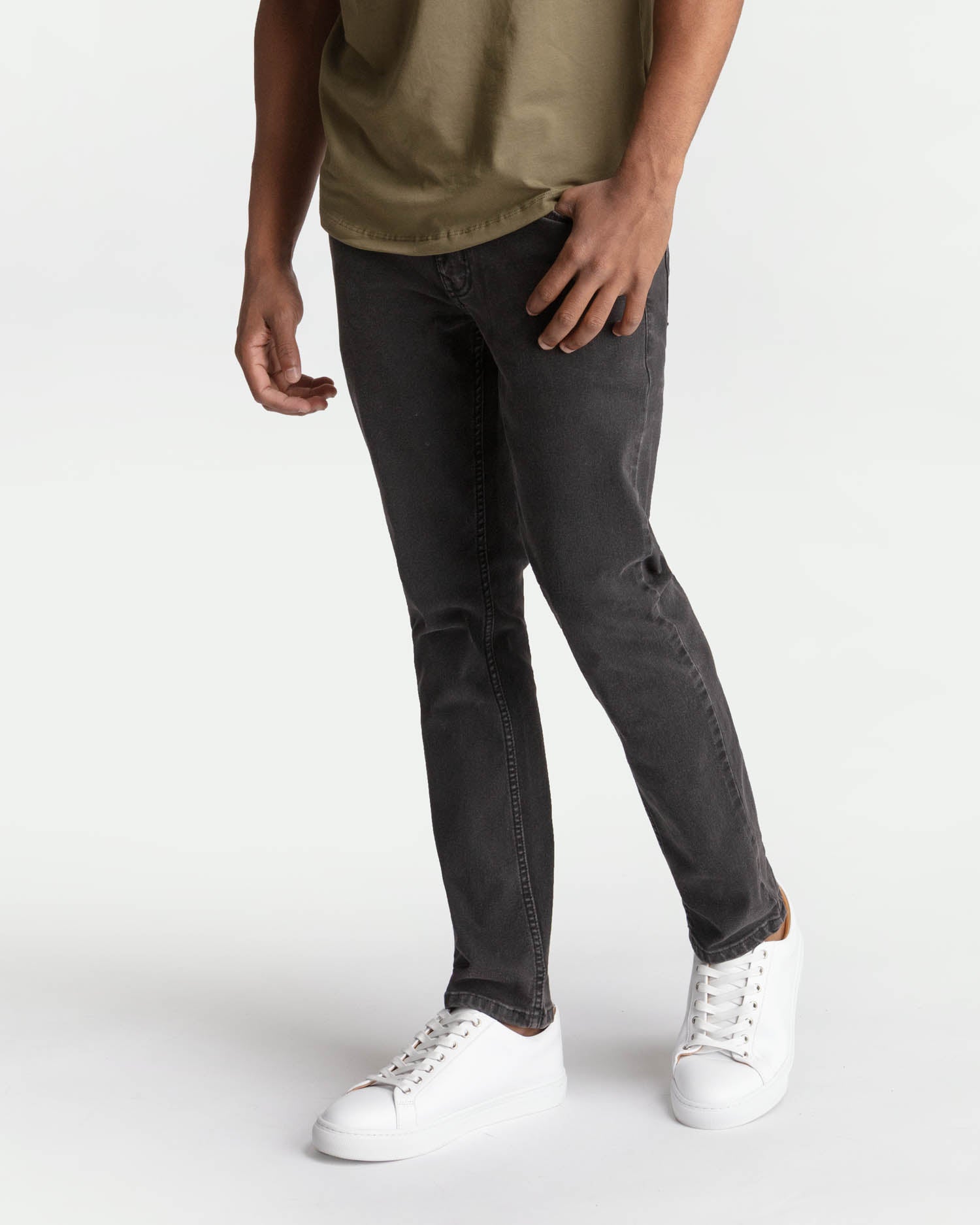 Skinny Fit / Steel (Faded Black)