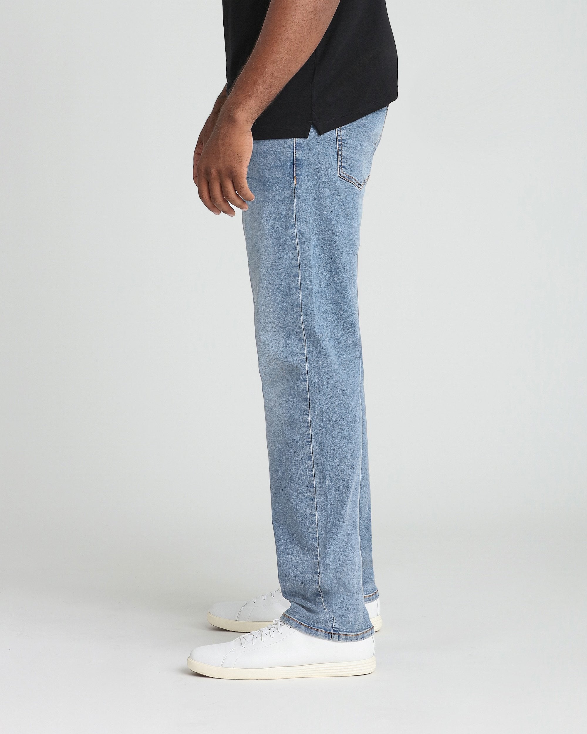 むぎ　trendtvision Light Blue Denim MTL Denim Jeans – Trendt Vision