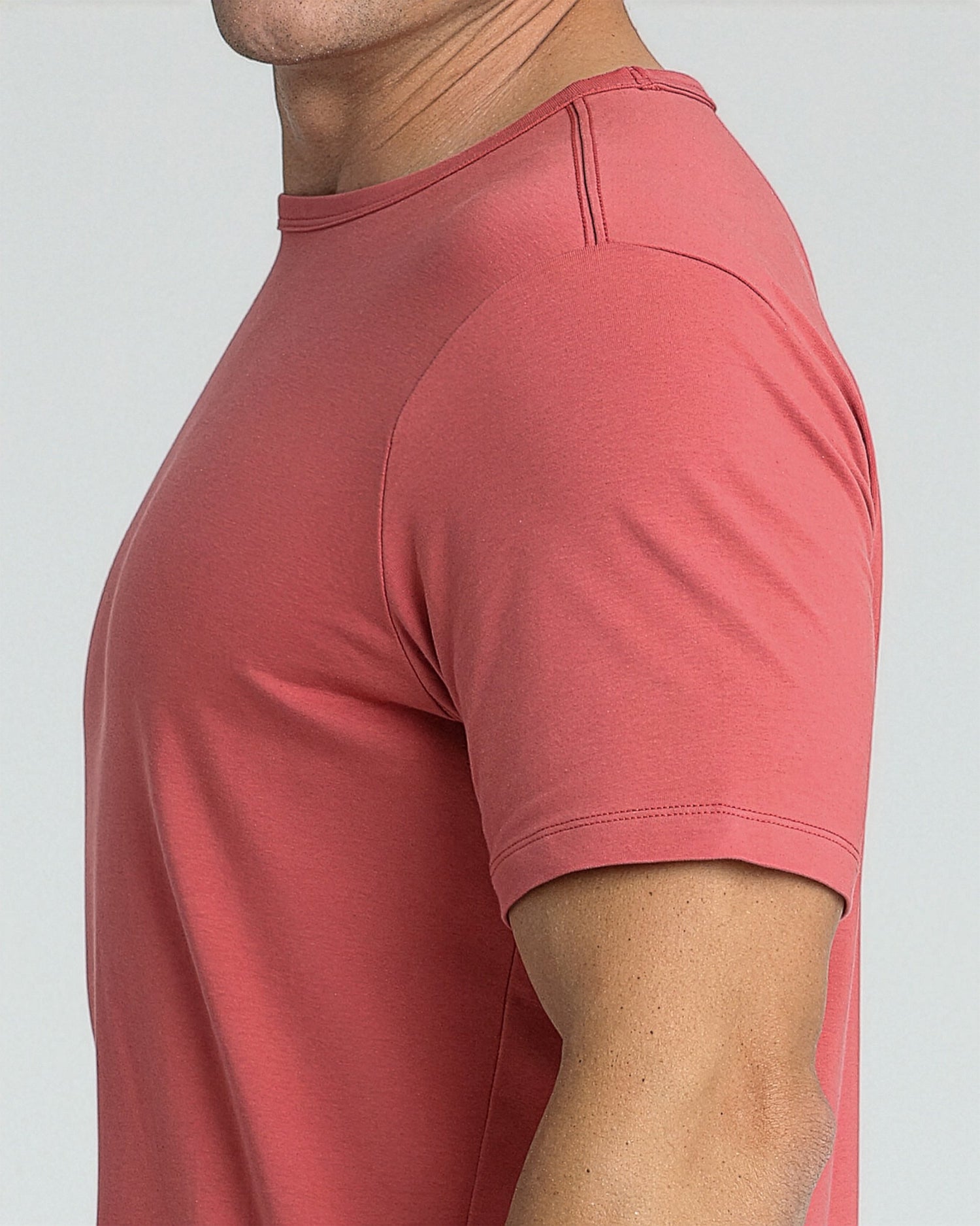 Organic Crew Neck T-Shirt / Nantucket Red