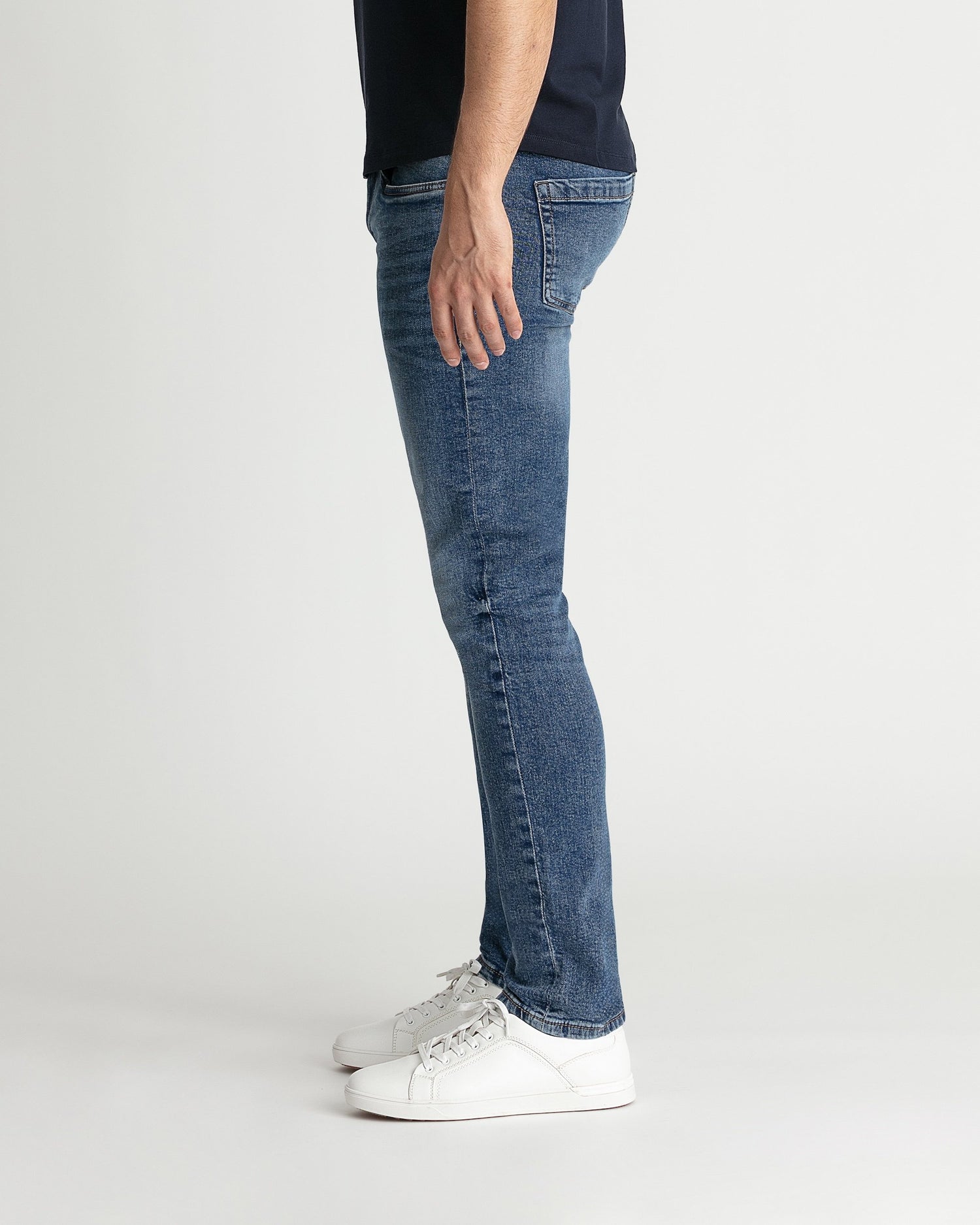 Skinny Fit / Stream  (Med Blue)