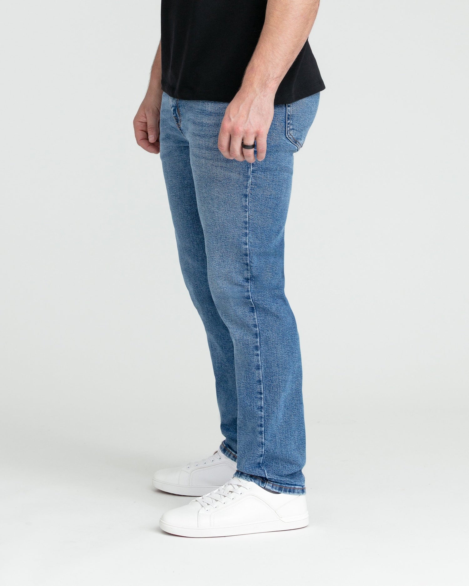 Slim Thick Fit / Stream  (Med Blue)