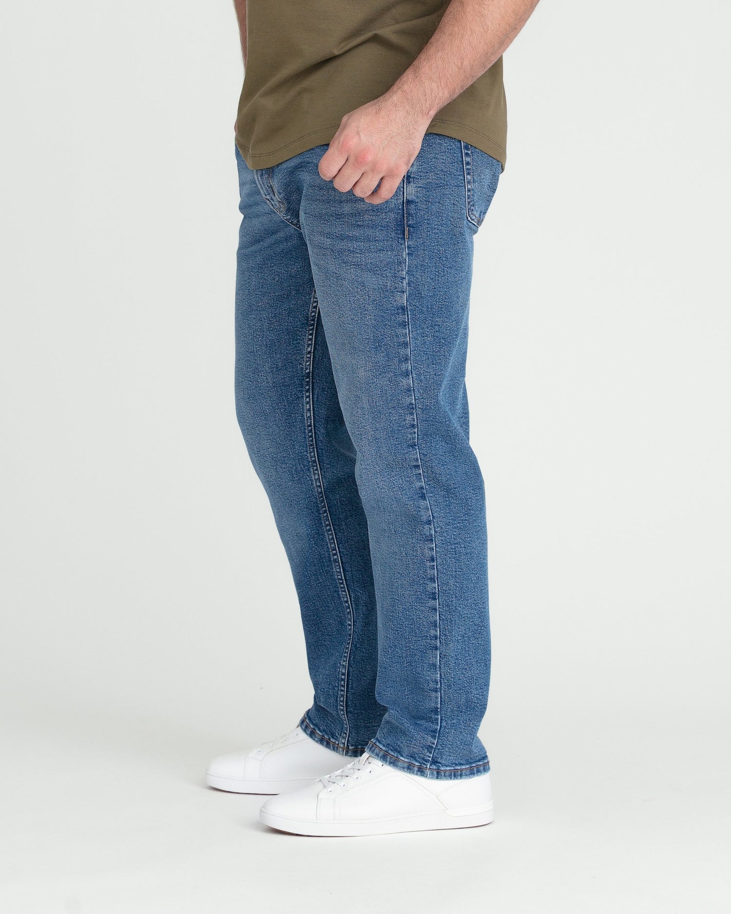 Athletic Fit / Stream  (Med Blue)