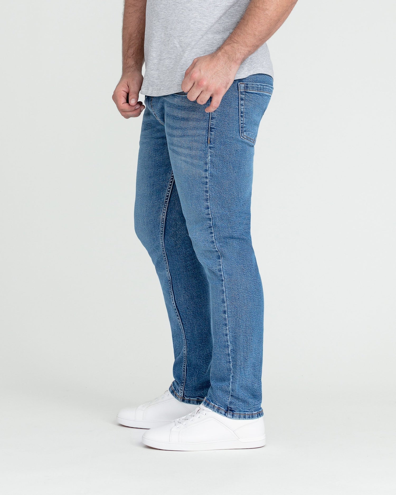 Slim Fit / Stream  (Medium Blue)