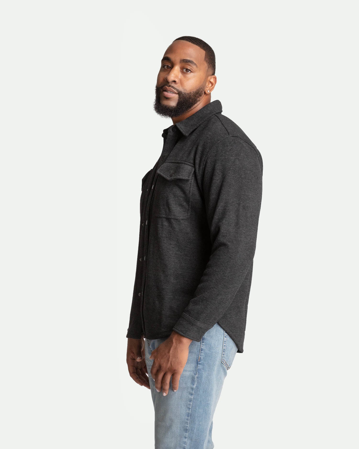 Overshirt in Black