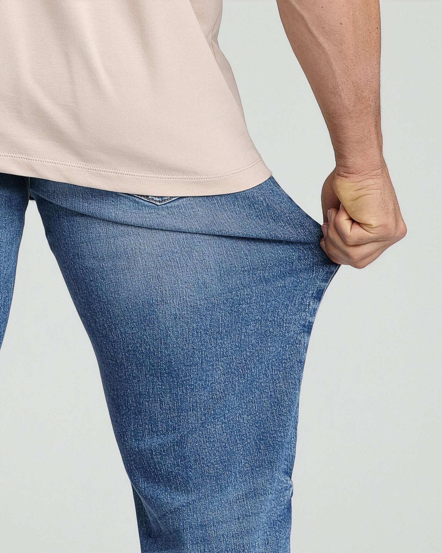 Thick Thicc Fit / Stream  (Med Blue)